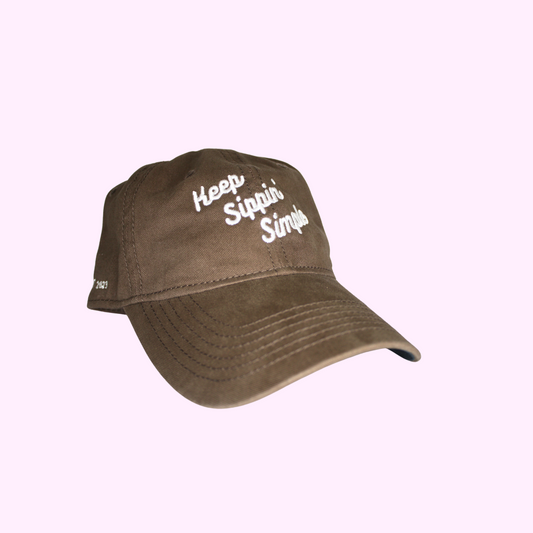 "Keep Sippin' Simple" Hat